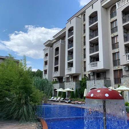 Luxury Orchid With A Garden In A Private Complex Cascadas Bulgaria Lägenhetshotell Slăntjev Brjag