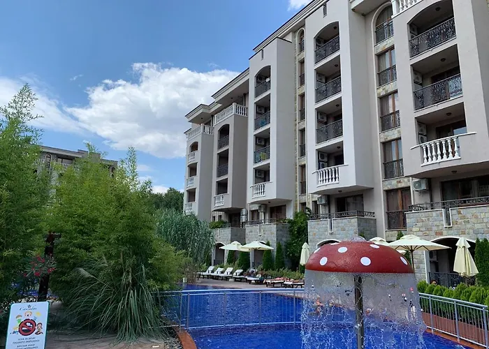 Luxury Orchid With A Garden In A Private Complex Cascadas Bulgaria Apartahotel Sunny Beach